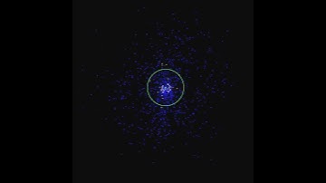 Simulation of a Galaxy Cluster with Dark Matter (visible WIMPS)