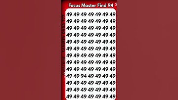 FIND THE NUMBER FOR EYESIGHT TEST CHALLANGE 😎😎 #shorts #shortsfeed #viralshorts #illusion #subscribe