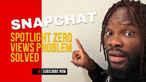 SnapChat zero views spotlight |Problem solved !! #spotlight #Snapchat #video #snapchat