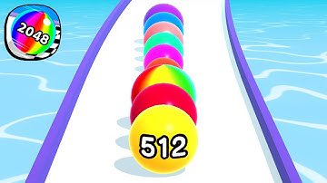 Ball Run 2048 - All Levels Gameplay Android, iOS ( Levels 4320 )