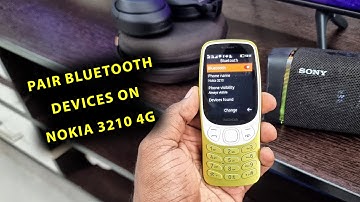 How To Connect (Pair) Bluetooth Devices On Nokia 3210 4G Feature Phone!