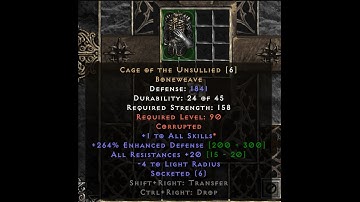 PD2S11 - Cage of the Unsullied DROP & SLAM
