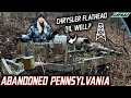 Abandoned 1900s pennsylvania oil well chrysler flathead engine early days of oil survivor