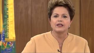Dilma Rousseff anuncia projetos para saúde, educação e transporte urbano - Legendas em Português