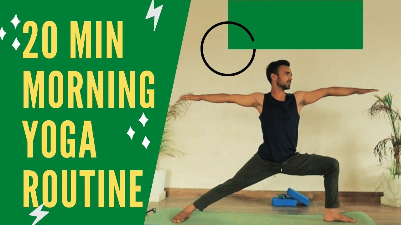 Power Yoga Routine 20 min power yoga routine for beginners /short yoga flow - YouTube
