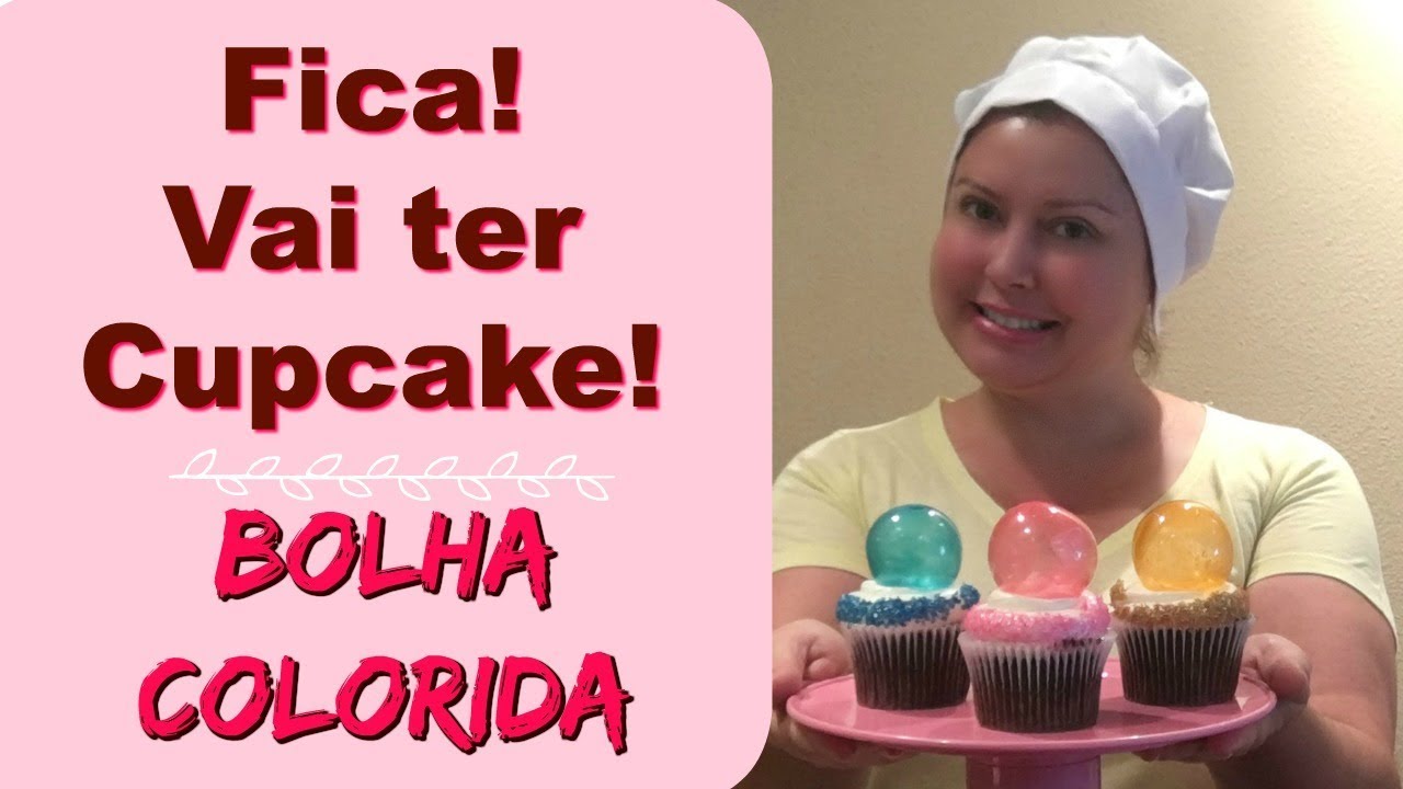 Fica! Vai ter Cupcake Bolha Colorida - Confeitaria Online Oficial