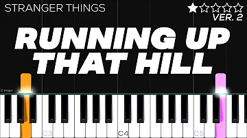 Kate Bush - Running Up That Hill | STRANGER THINGS | EASY Piano Tutorial