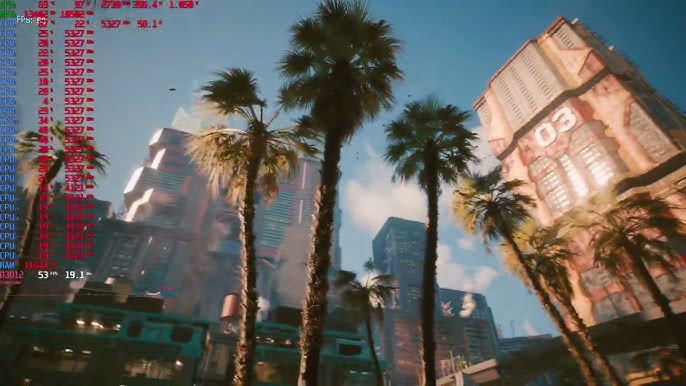 Cyberpunk 2077 Ray Tracing: Overdrive Mode Technology Preview Rasterization  vs. Full Ray Tracing Comparison #004