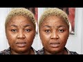 VIRAL👆NIGERIAN WEDDING BRIDE😱MUST WATCH 😳💣  MAKEUP AND HAIR TRANSFORMATION ❤️MELANIN | BRIDAL HAIR