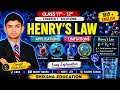 What is a Henry's Law,  Applications &amp; Limitations? | NCERT | Chemistry | Chapter  01 | Class 12th 