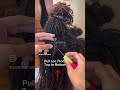 How to Retie Micro Locs#locs #hairstylist #wicks #batonrouge #viralvideo #shorts #luxuryhairhaven