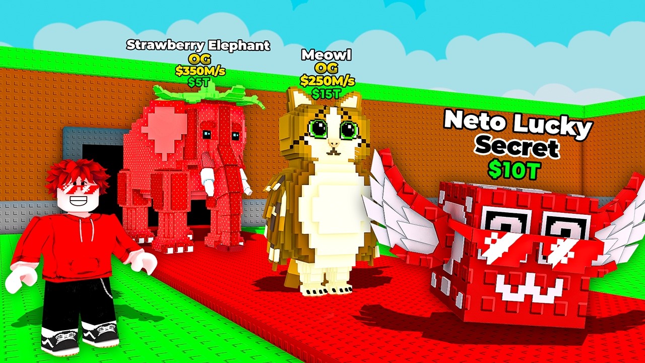 Creé mi PROPIO LUCKY BLOCK con BRAINROTS OG en Steal a Brainrot..