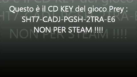 CD KEY Prey