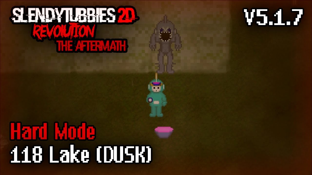 Slendytubbies 2D Revolution The End Part 2 v5.1.7 - Lake (DUSK) Hard Mode, 118
