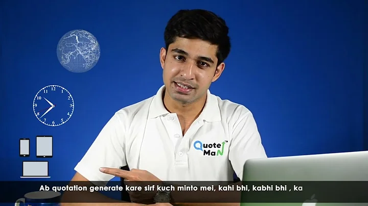 Quoteman - Making quotations should not take more than 5 minutes! Click on Book Now to book a demo!