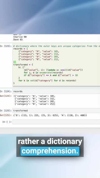 🐍 Python dict comprehension example #4 ~ nested map and other fun # ...