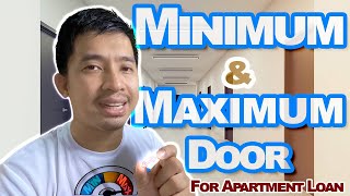 Apartment home loan - ilang door ang inaapprove ni banko?