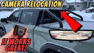Relocating the OEM Mirror Camera On Your Truck: Full Tutorial! GMC Sierra AT4