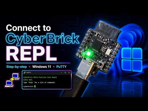 How to connect to the CyberBrick Multi-Function Core Board's REPL