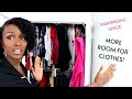 How to Fit Lots of Clothes in a Small Space | Small Closet Storage Ideas