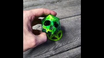 Big dice 55 mm skull #dice #diceset #dnd #dnddice #criticalrole #skulldice