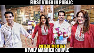 Randeep Hooda with wife Lin Laishram Walking Hand in Hand | FIRST VIDEO after Wedding | CUTE MOMENT