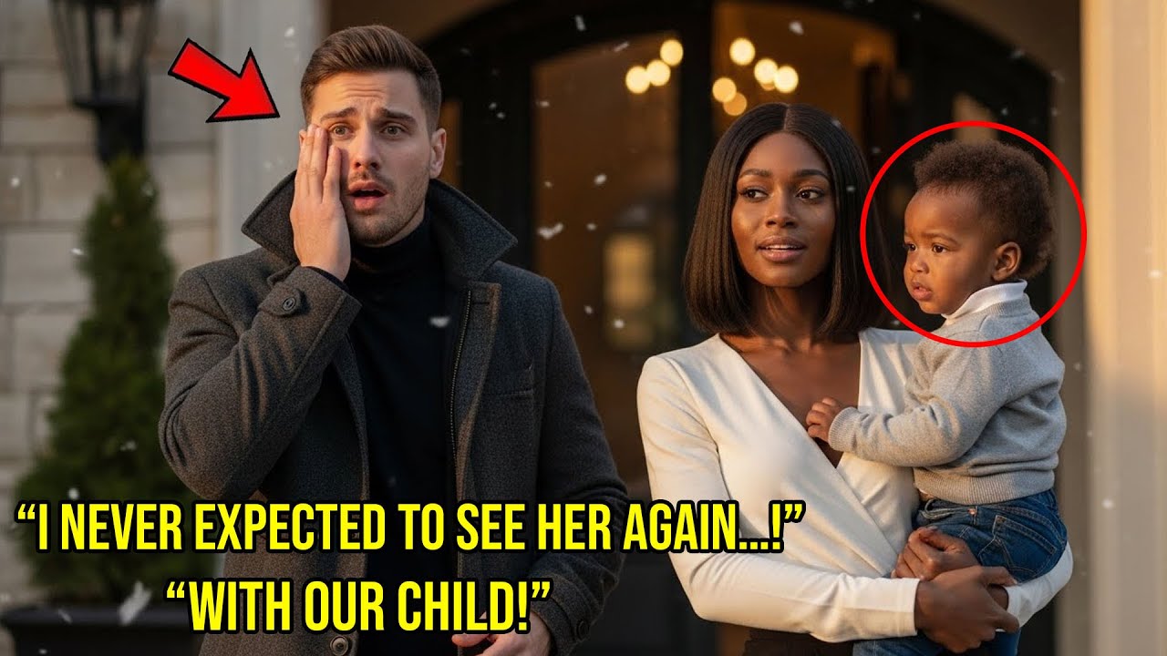 Миллиардер думал, что потерял ее навсегда, но тут его чернокожая жена вернулась с ребенком, котор...