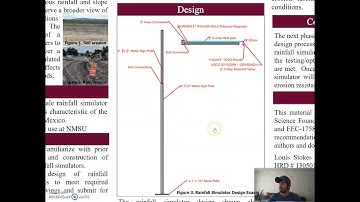 Rainfall Simulator Project Video Rivera