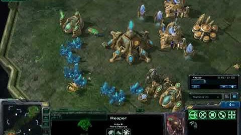 Starcraft 2 Beta - Pycckuu vs. Rapt on Steppes of War Commentary p1