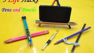 5 amazing things you can make with pens. pencil and pen life hacks.
best tricks to do at home household items. - please subscribe my
channel fo...