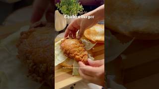 Crispy Chicken Burger Recipe #shorts