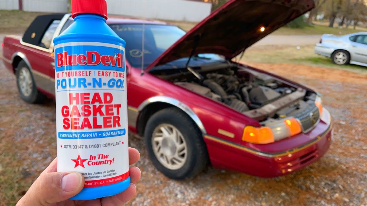 250 Copart 91 Mercury Cougar Blue Devil Head Gasket Repair or Fail