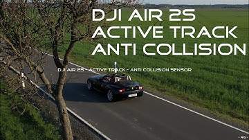 DJI Air 2s - Active Track - Anti collision Sensor in Action