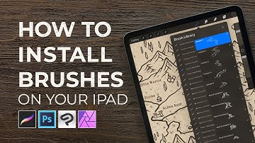 How to Install Brushes on Your IPad - For Procreate, Photoshop, Clip Studio Paint, & Affinity Photo