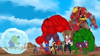 Marvel Team: Who Saves Hulk By Shattering The Glass Ball? | SUPER HEROES MOVIE ANIMATION