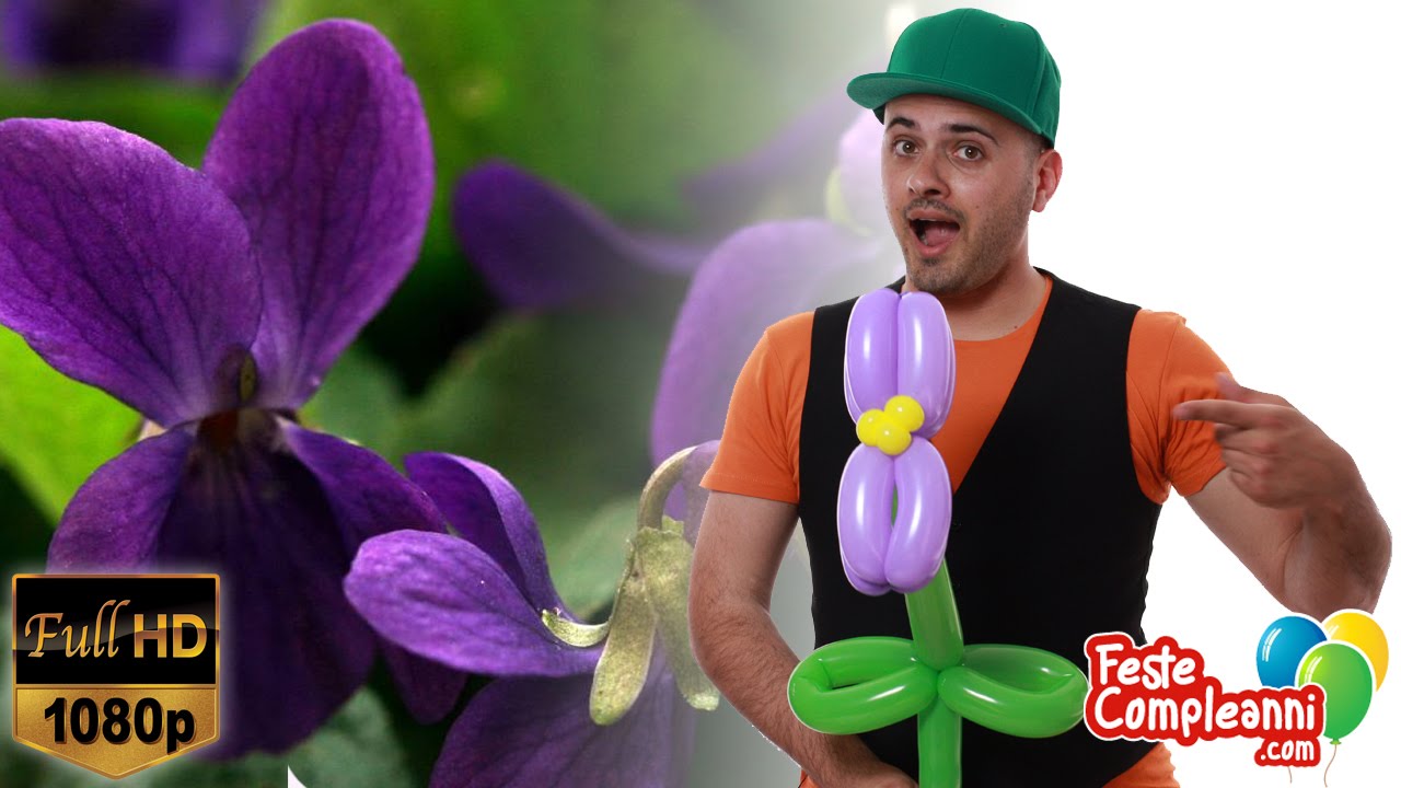 Violetta Palloncino Fiore - Balloon Flower - Tutorial 164 - Feste