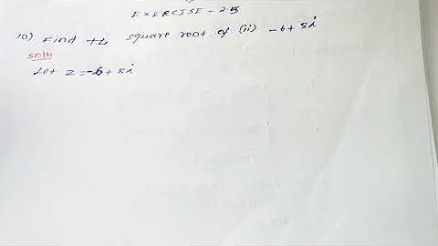 12th Maths ( Exercise 2.5. Q.No.10(ii)) Complex Number Tn New Syllabus