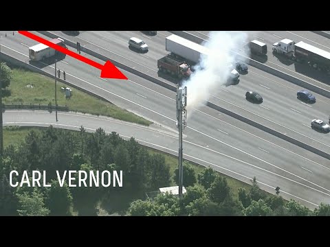 5G tower randomly catches fire