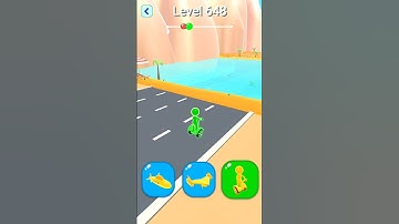 Shape-Shifting 2 GAMEPLAY Level No #648 Walkthrough - New Update Car Racing #Shorts #ShapeShifting