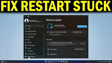 How To Fix WINDOWS 10/11 Laptop Stuck on Restarting Screen
