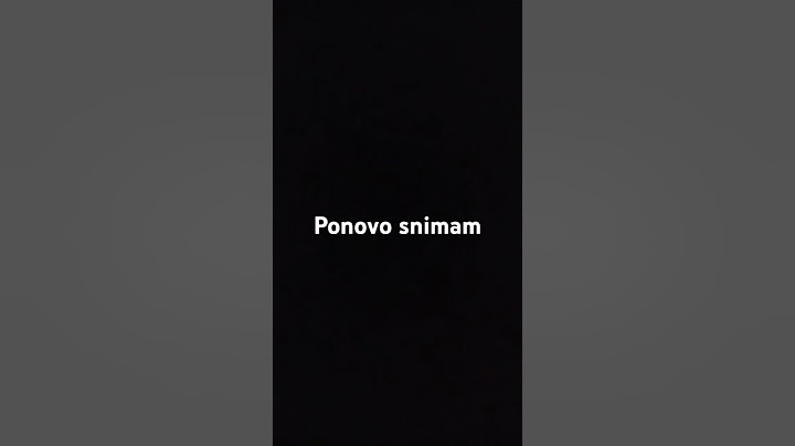 pišite mi sta da snimam