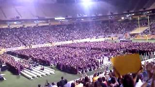 ASU graduation ceremony 2012