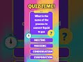 Quiz Time | Brain teasers | Science | #shorts