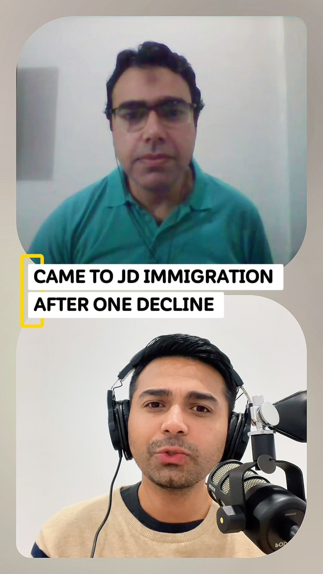 Jd immigration client sharing there experience.