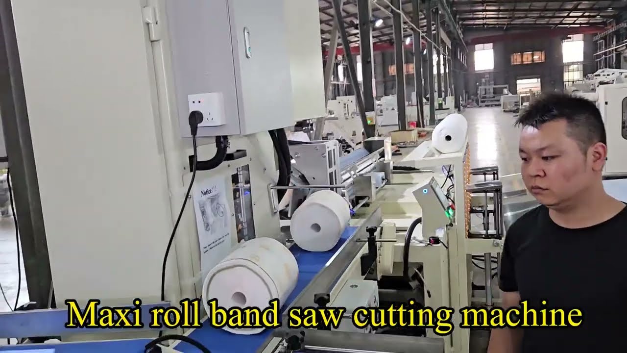 Línea de producción automática de rebobinado de rollos de papel de cocina industriales de Argentina