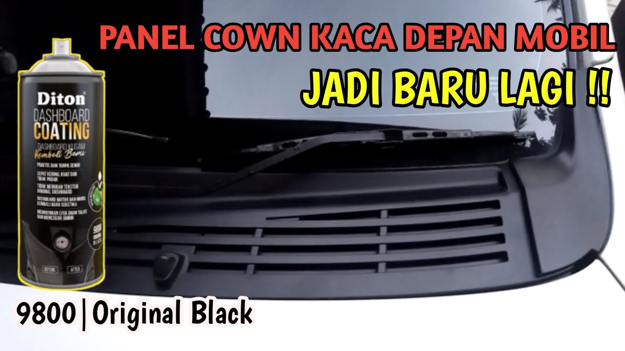 CAT PANEL COWN KACA DEPAN MOBIL DENGAN DITON DASHBOARD COATING | KODE ...