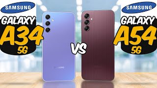 samsung galaxy a34 5g vs samsung galaxy a54 5g