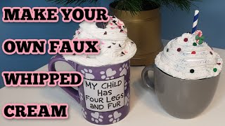 Whimsical Mug Toppers on Instagram: “Spooky Faux Whipped Cream Mug