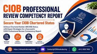 CIOB Professional Review Competency Report | Secure Your CIOB Chartered Status