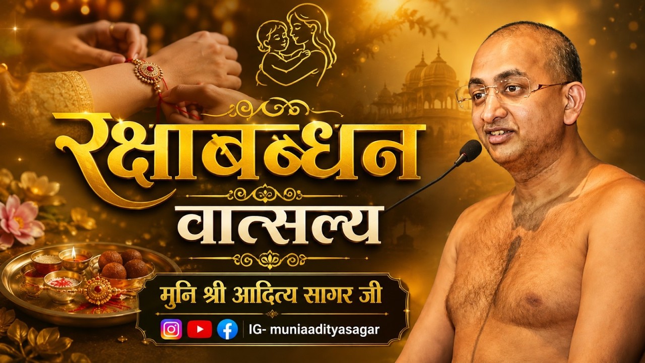 धर्म के 4 मार्ग ( सरलता और मृदुता )|| भाग -2 | श्लोक -14 || 28 Aug 2026 |muniaadityasagarji ||